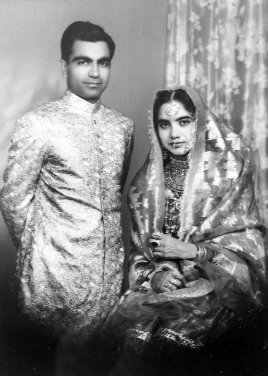 Qasim's parents Wedding Day 26 Oct. 1966