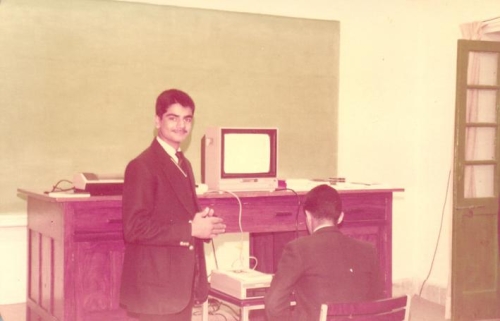 Qasim was chosen for Computer Training at Karachi in 1986, when the first Computer Laboratory was set up in CCH.