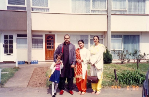 Qasim's images while under treatment in U.K. (Dec 1988 - Sep 1989).