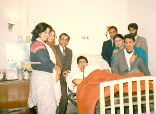 First Strike By the 'Enemy'. Qasim in Combined Military Hospital Rawalpindi, after surgery. Confusion and Questions. 16th Dec 1988.