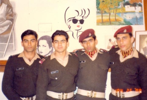 Army Medical College Years begin, with his dearest friend Imran Ashraf.